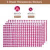 Unique Bargains Acrylic Self-Adhesive Craft Decorative 4 Sheets Rhinestone Stickers - 2 of 4
