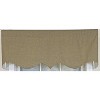 RLF Home 100% Cotton Pin Check Regal  Fully lined Windows Rod Pocket Valance 50" x 17"  Black - 3 of 4