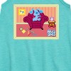 - Blue's Clues & You! - Blue Polaroid Graphic Sleeveless Aline Dress - 2 of 3