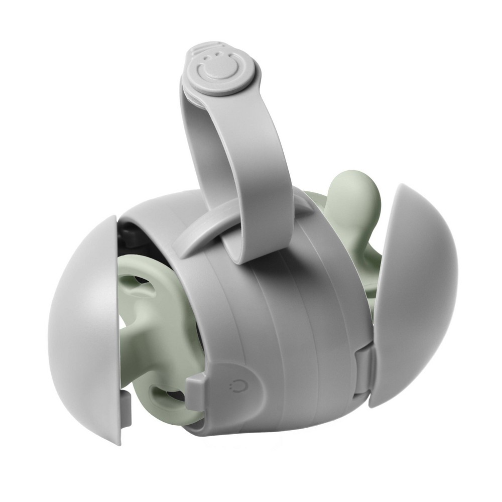 Photos - Other for Feeding Ubbi On-The-Go Pacifier Holder - Gray: Durable BPA-Free Polypropylene Case for Baby Accessories