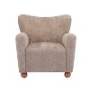 Christopher Knight Home Ember Contemporary Cozy Wingback Upholstered Accent Chair - 4 of 4