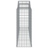 vidaXL Gabion Basket Silver Galvanized iron 78.7 x 11.8 x 23.6 in - 4 of 4