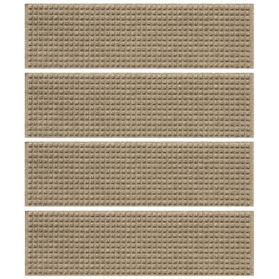 WaterHog 8.5"x30" Set of 4 Squares Indoor/Outdoor Stair Treads Door Mats