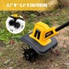 SUGIFT 14-Inch 10 Amp Corded Electric Tiller and Cultivator 9'' Tilling Depth - 4 of 4