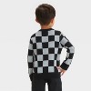 Toddler Boys' Checkered Pullover Sweater - Cat & Jack™ - 2 of 3