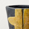 Medium Geo Pattern Vase Yellow - Opalhouse™ designed with Jungalow™ - image 3 of 4