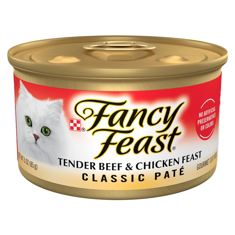 UPC 050000429745 product image for Purina Fancy Feast Classic Paté Gourmet Wet Cat Food Tender Beef & Chicken Feast | upcitemdb.com