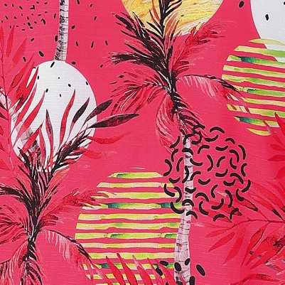 red coconut tree