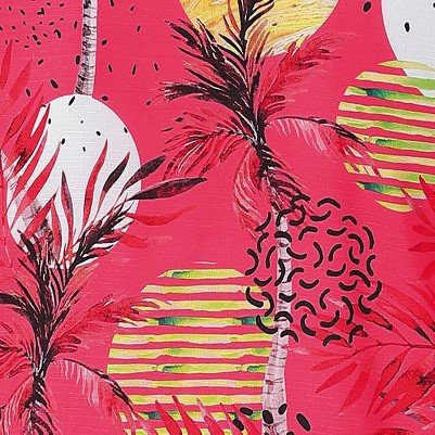 red coconut tree