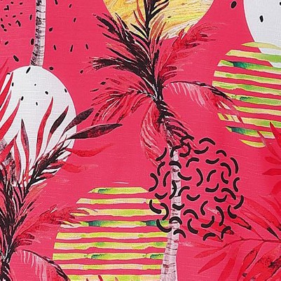 red coconut tree