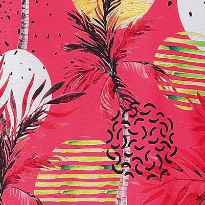 red coconut tree