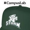 Lake Erie College Primary Logo Foam Trucker Cap Hunter Green Os - 4 of 4