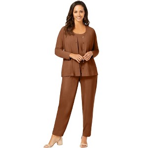 Jessica London Women's Plus Size 4-Piece Stretch Knit Wardrober - 1 of 4