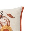 C&F Home 13" x 18" Harvest Time Pumpkin Embellished Fall Throw Pillow - 2 of 4