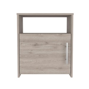 Gulches 23" High Multipurpose Cabinet Nightstand Large Storage, Aluminum Handle, Easy Assembly - 1 of 4