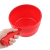 Unique Bargains Plastic Round Home Kitchen Nonslip Ladle Water Dipper Red 10.6" x 6.7" x 3.5" 1 Pc - 4 of 4