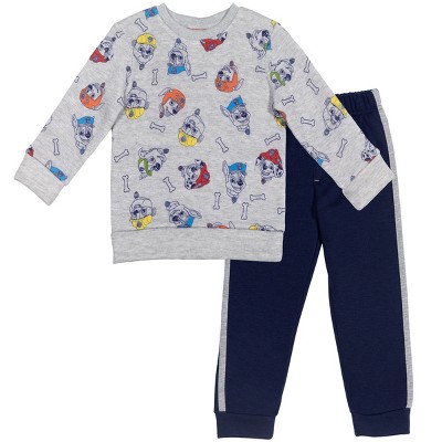 PAW Patrol Chase Rocky Rubble Marshall Zuma Toddler Boys Fleece Sweatshirt & Pants Set 
