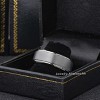Jewelry Avalanche Mens Gunmetal Tungsten Carbide Wedding Band, Brushed, 8mm - 3 of 4