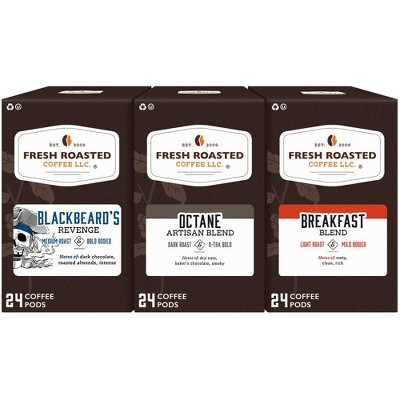 Fresh Roasted Coffee - Artisan Blends Variety Pack - 72CT Single Serve Pods