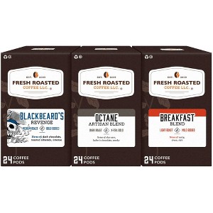 Fresh Roasted Coffee - Artisan Blends Variety Pack - 72CT Single Serve Pods - 1 of 4