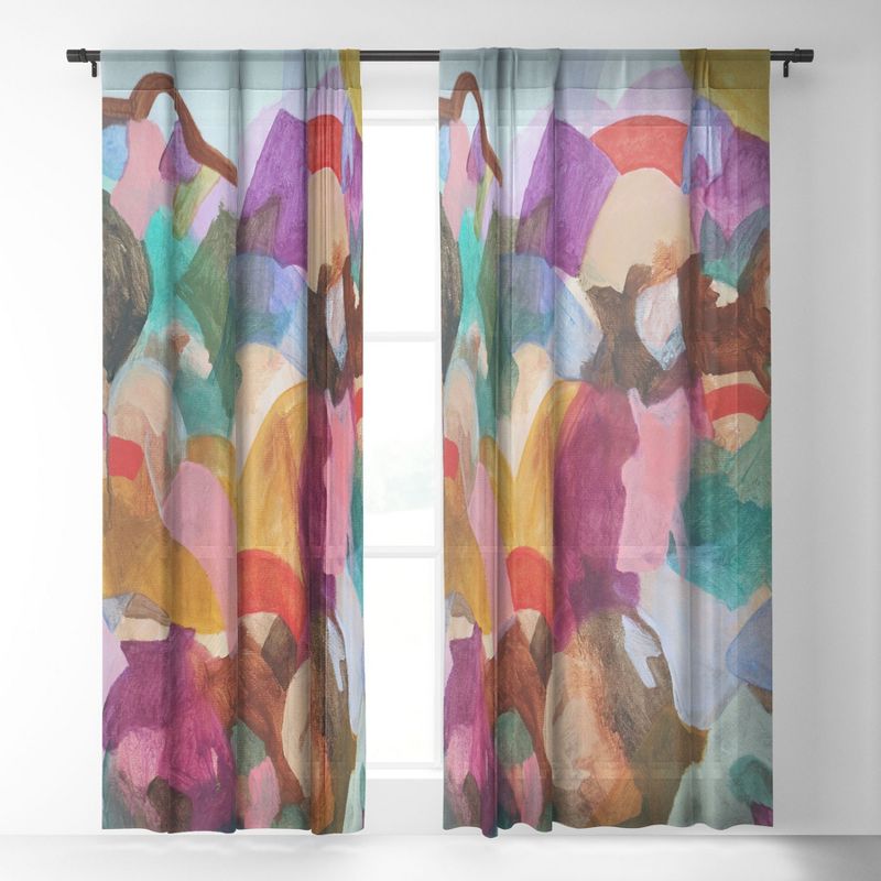 Laura Fedorowicz Beauty in the Connections Single Panel Sheer Window Curtain - Deny Designs, 2 of 4