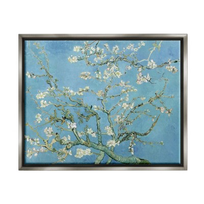 Stupell Industries Almond Blossoms Vincent van Gogh Framed Floater Canvas Wall Art