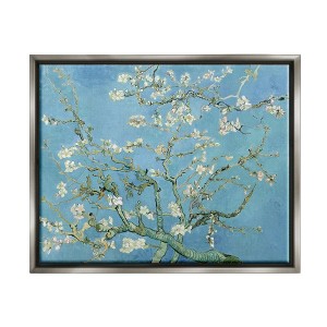Stupell Industries Almond Blossoms Vincent van Gogh Framed Floater Canvas Wall Art - 1 of 4