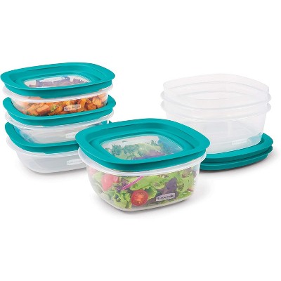 12-PC EasyFindLids Press & Lock Leak-Proof Food Storage & Meal Prep Set