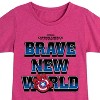 Girls' - Marvel - Captain America Logo Fitted Short Sleeve Graphic T-Shirt - 2 of 4