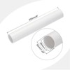 Unique Bargains PVC Water Plumb DIY Crafts High Impact Rigid Round Pipes 8" Length - 2 of 4