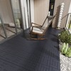 Dolonm ZZ Style 12" Interlocking Deck Tiles, 44-Pack DIY Patio Floor Tiles for Poolside, Porch, Balcony - 3 of 4