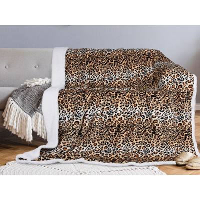 Tirrnia 60"x80" Fleece Plush Bed Blanket, Reversible Blanket for Bed and Couch, Oversized Bed Throw