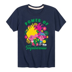 Boys' - Trolls - Poppy and Viva Power of Togetherness Short Sleeve Graphic T-Shirt - 1 of 4