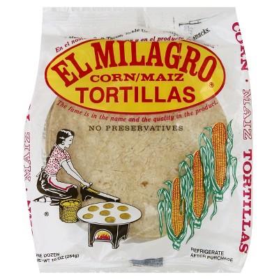 El Milagro Corn Tortillas - 10oz/10ct : Target