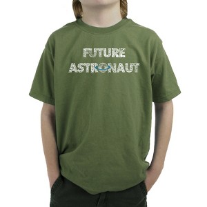 LA Pop Art Future Astronaut - Boy's Word Art T-Shirt - 1 of 4