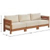 Alaterre Furniture 2pc Barton Outdoor Patio Weather Resistant Furniture Set with Couch & Lift Top Coffee - 3 of 4