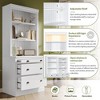 NicBex File Cabinet with Shelves,Office Cabinet with Adjustable Storage Shelves,Modern Vertical Storage Cabinet,Filing Cabinets for Home Office - 4 of 4