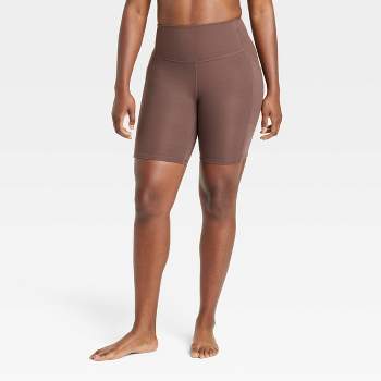 Women's Brushed Sculpt Curvy High-rise Pocketed Leggings - All In Motion™  Espresso Xxl : Target