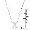 Slickblue Stylish Custom Initial Necklace for Women, 18" Link Chain+2" Ext., Rose Gold/Gold/Silver Options, b-z Options - 2 of 3
