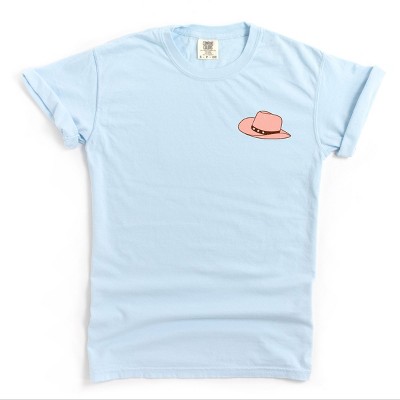 Simply Sage Market Yeehaw Made In The West Front And Back Garment Dyed Tee