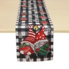 Unique Bargains Christmas Table Runner Red Green Black 72"x13" 1 Pc - 4 of 4