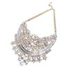 SOHI Women's Crystal Silver Maxi Crystal Necklace - 2 of 4