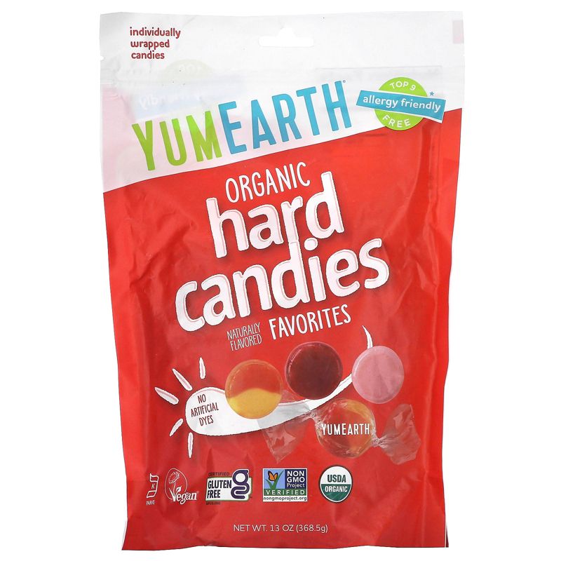 YumEarth Organic Hard Candies, Favorites, 13 oz (368.5 g), 1 of 3