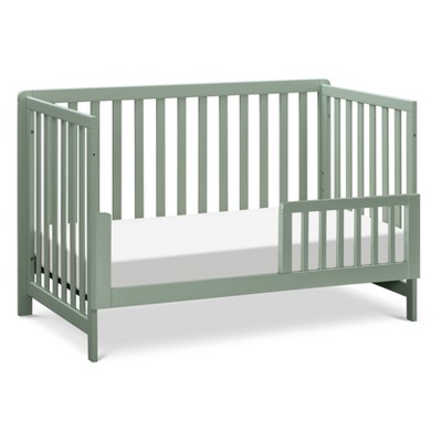 Light Sage 4-in-1 Convertible Crib with Clean Lines
