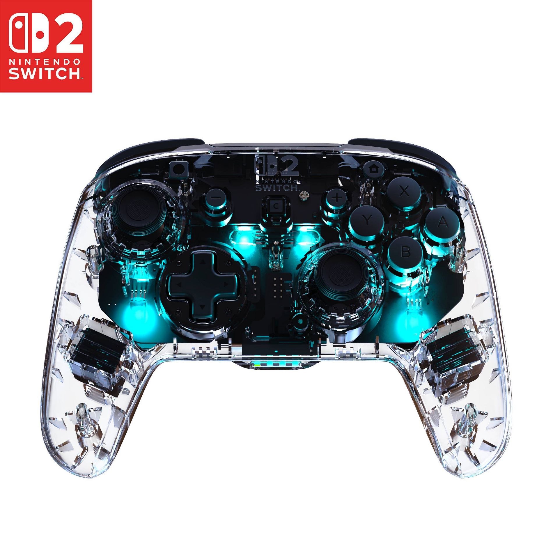 Turtle Beach Afterglow Wireless Controller (Clear) - Nintendo Switch 2