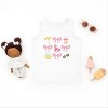 The Juniper Shop Coquette Beach Chart Toddler Tank - 4T - White - 3 of 4