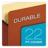 Pendaflex Standard Expanding File Pockets, 1.75" Expansion, Letter Size, Red Fiber, 25/Box - 3 of 4