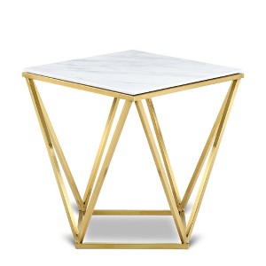 Meridian Furniture,Mason Gold End Table - 1 of 4