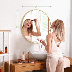 IULULU Round Mirror - 1 of 4