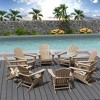 WestinTrends Dylan HDPE Outdoor Patio Adirondack Chair (Set of 8) - 2 of 4